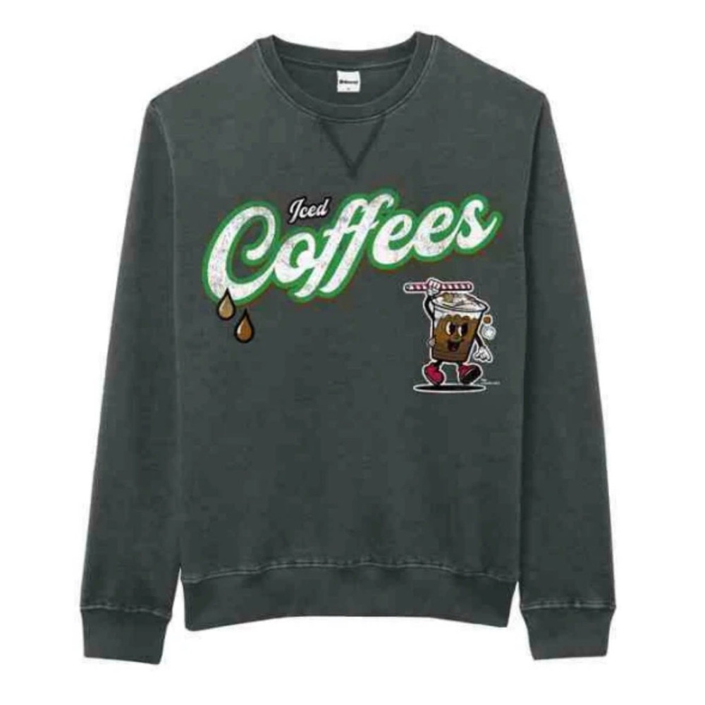 Unisex Green Iced Coffees/Fightin Phils Crew Neck
